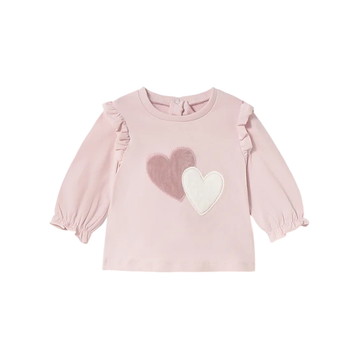 Camiseta M/L Niña | Rosa Baby - Mayoral
