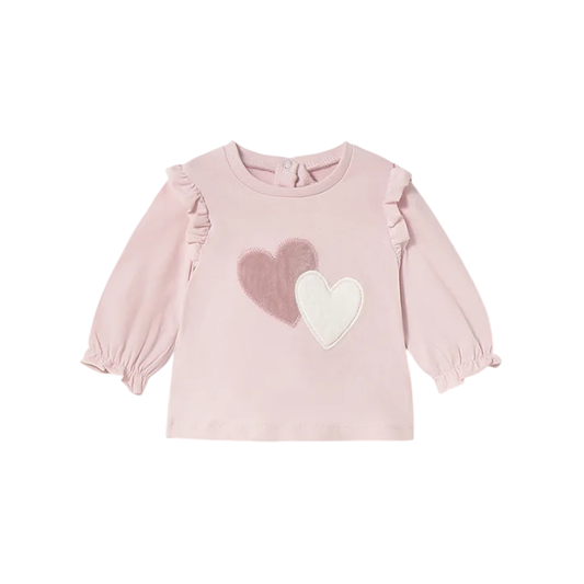 Camiseta M/L Niña | Rosa Baby - Mayoral