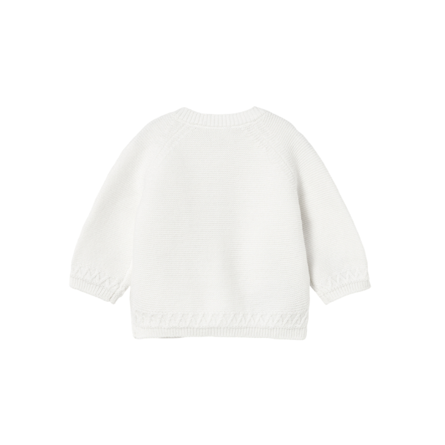 Chaqueta Cuello Redondo Tricot Niño | Blanco - Mayoral