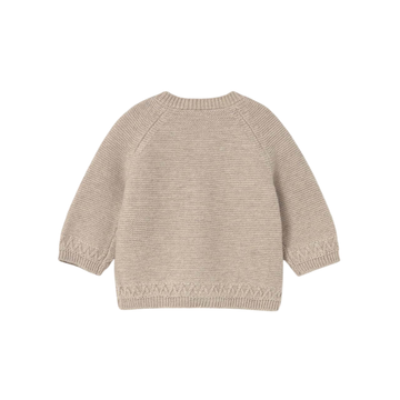 Chaqueta Cuello Redondo Tricot Niño | Beige - Mayoral
