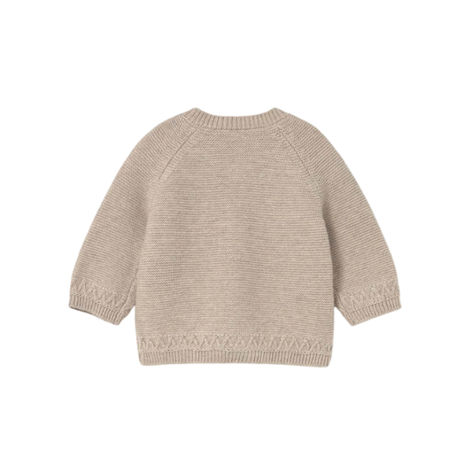 Chaqueta Cuello Redondo Tricot Niño | Beige - Mayoral