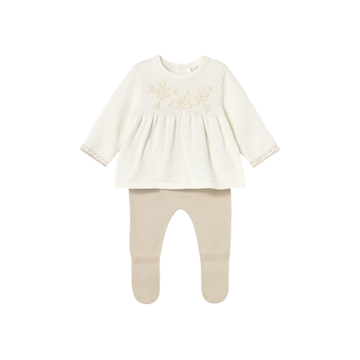 Conjunto Polaina Tricot Niña | Soja - Mayoral