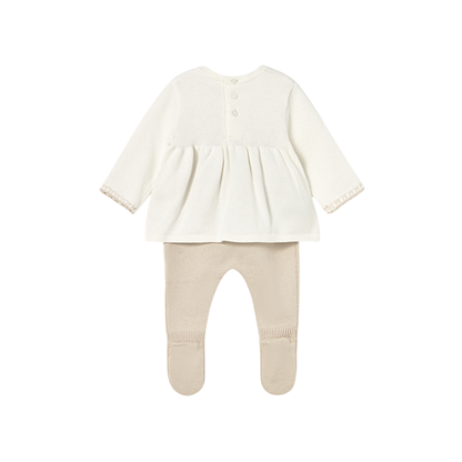 Conjunto Polaina Tricot Niña | Soja - Mayoral