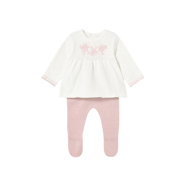 Conjunto Polaina Tricot Niña | Cuarzo - Mayoral