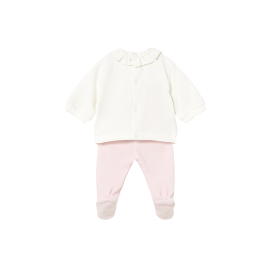 Conjunto Polaina Combinado Niña | Rosa Baby - Mayoral