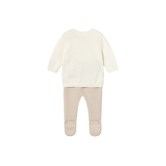 Conjunto Polaina Tricot Niño | Soja - Mayoral