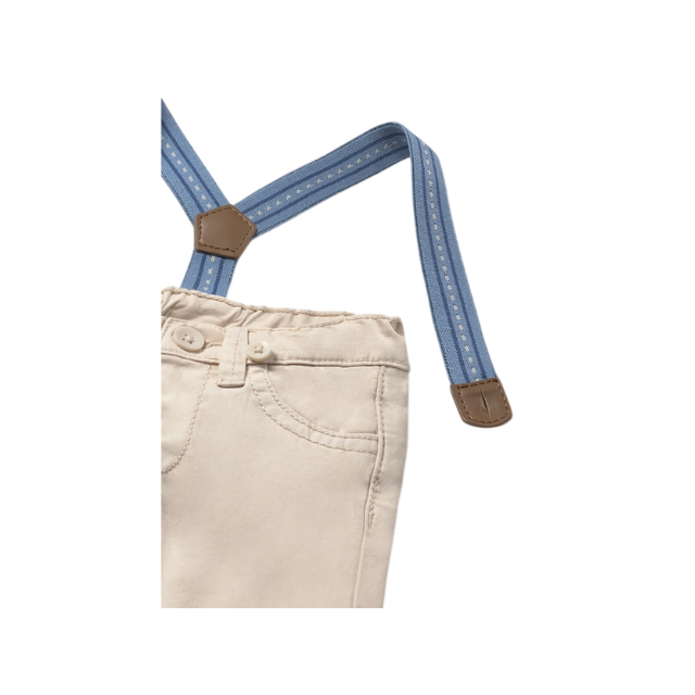 Pantalón Largo Tirantes Niño | Piedra - Mayoral