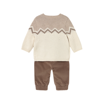 Conjunto Pantalón Largo y Jersey Niño | Cacao - Mayoral