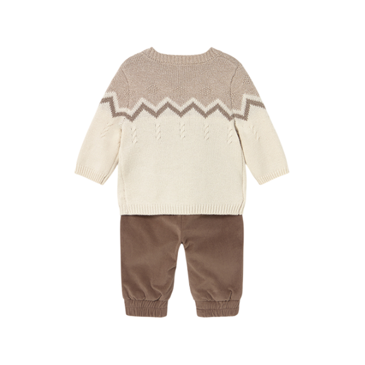 Conjunto Pantalón Largo y Jersey Niño | Cacao - Mayoral