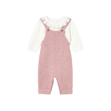 Conjunto Peto y Jersey Tricot Niña | Orquídea - Mayoral