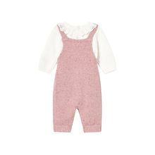 Conjunto Peto y Jersey Tricot Niña | Orquídea - Mayoral