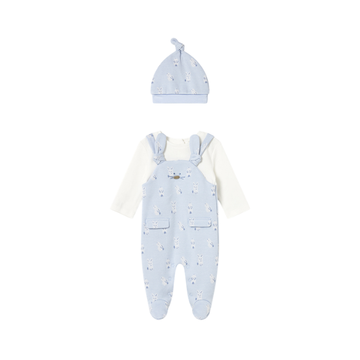 Enterizo Peto y Gorro Niño | Cielo - Mayoral