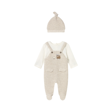 Enterizo Peto y Gorro Niño | Milk Vig - Mayoral