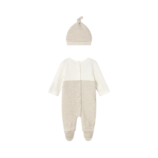 Enterizo Peto y Gorro Niño | Milk Vig - Mayoral