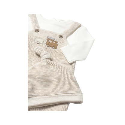 Enterizo Peto y Gorro Niño | Milk Vig - Mayoral
