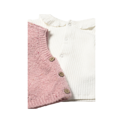 Conjunto Leggings Chaleco Tricot Niña | Orquídea - Mayoral
