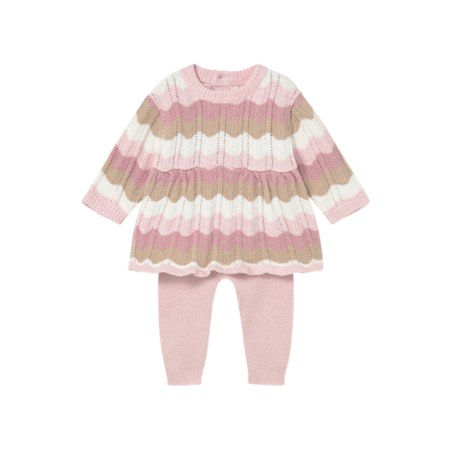 Conjunto Pantalón Tricot Niña | Cuarzo - Mayoral