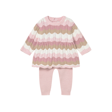 Conjunto Pantalón Tricot Niña | Cuarzo - Mayoral