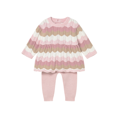 Conjunto Pantalón Tricot Niña | Cuarzo - Mayoral