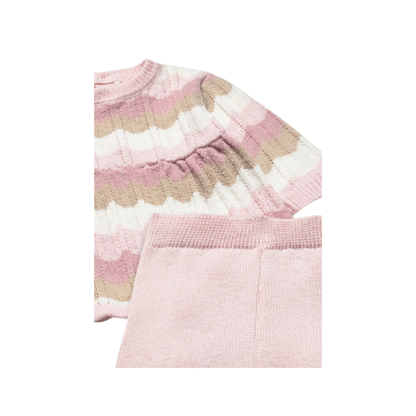 Conjunto Pantalón Tricot Niña | Cuarzo - Mayoral