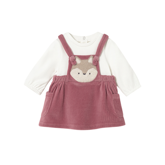 Enterizo Falda Punto Pana Niña | Blush - Mayoral