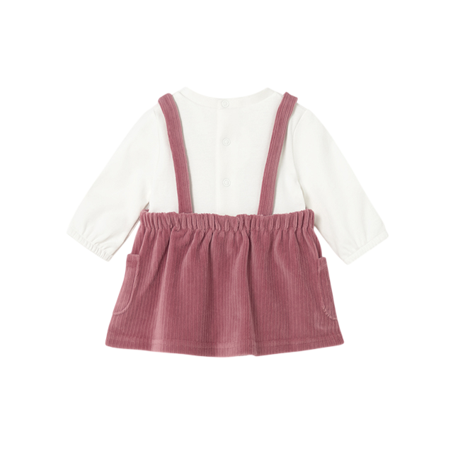 Enterizo Falda Punto Pana Niña | Blush - Mayoral