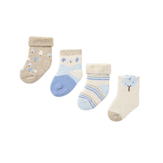 Set 4 Calcetines | Nube Cielo - Mayoral