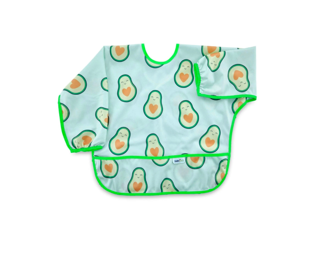 Babero BLW Aguacates Manga Larga Babyjem