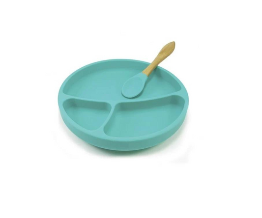 Plato Con Divisiones Verde Minikoioi