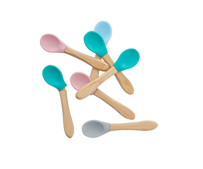 Set De Cucharas Verde Y Azul Minikoioi