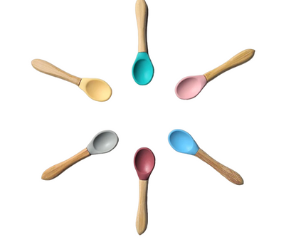 Set De Cucharas Verde Y Azul Minikoioi
