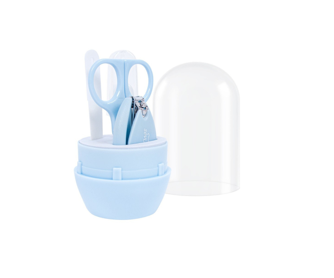 Set De Manicure Tijeras Y Cortaúñas | Azul Sevibebe