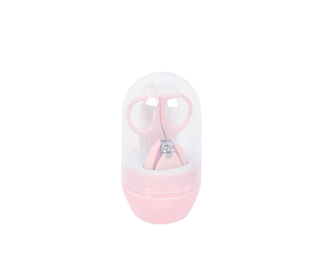 Set De Manicure Tijeras Y Cortaúñas | Rosado Sevibebe