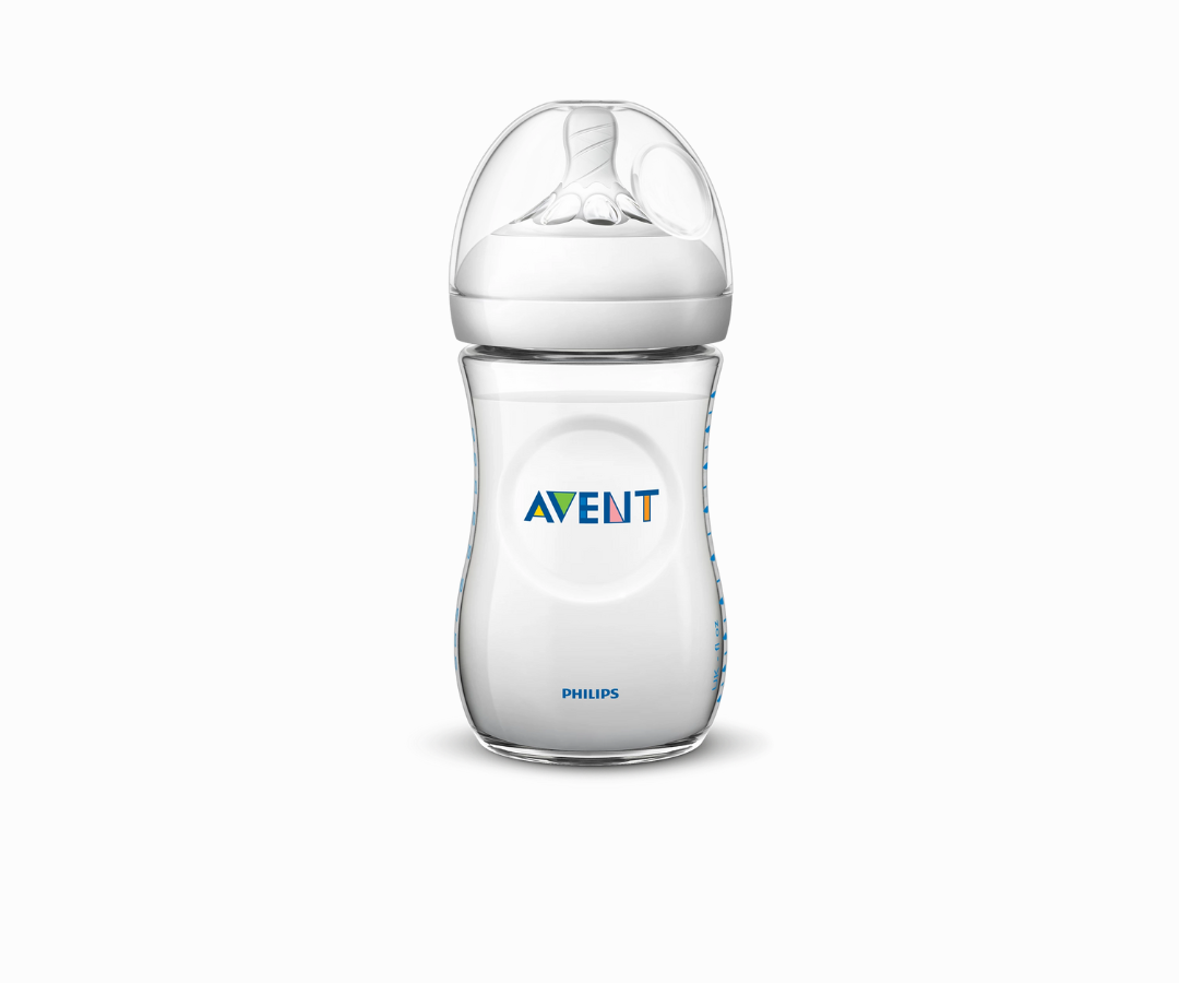 Biberón Nat. 260 Ml Transparente Avent