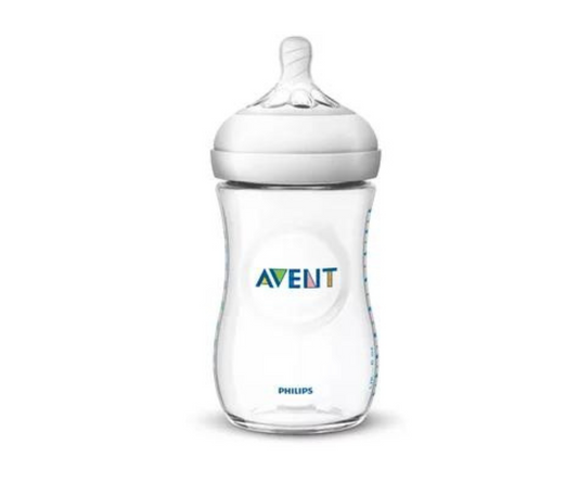 Biberón Nat. 260 Ml Transparente Avent