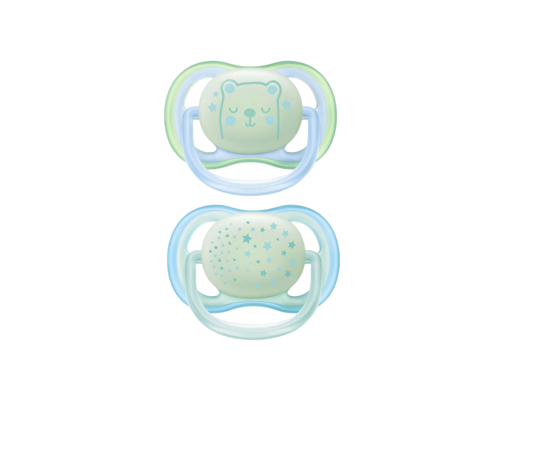 Chupón 0 - 6 M  X 2 Niño Estrellas Avent