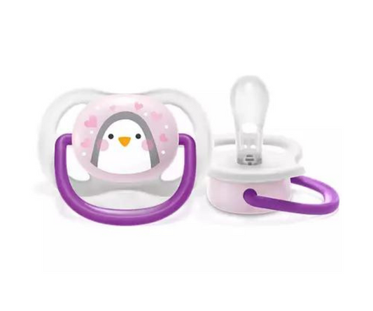 Chupón Ultra Air X1  Niña Pingüino Avent