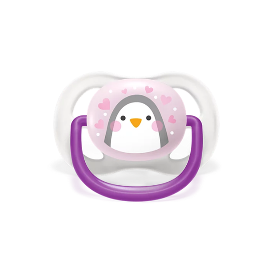 Chupón Ultra Air 0-6M x1 Pingüino | Niña - Avent