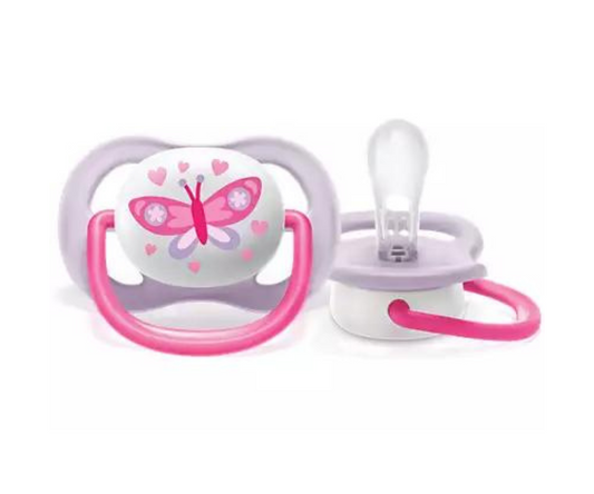 Chupón Ultra Air X1 Niña Mariposa Avent