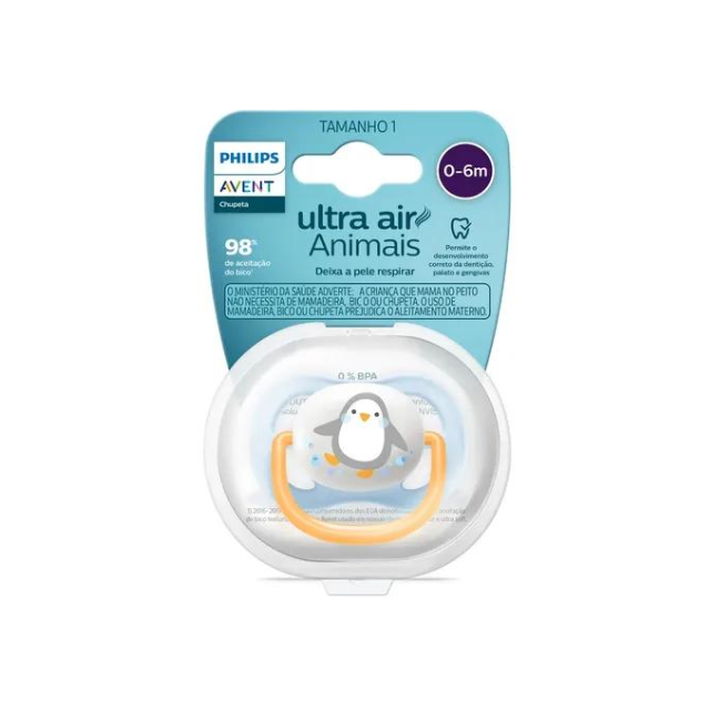 Chupón Ultra Air 0-6M x1 Pingüino | Niño - Avent