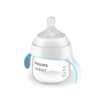 Biberón de Transición a Vaso Nat 3.0 4oz./azas - Avent