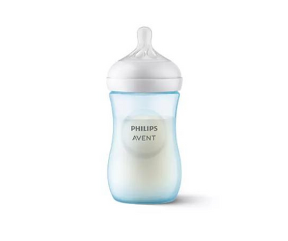 Biberón 9 Oz Natural Response Azul Avent