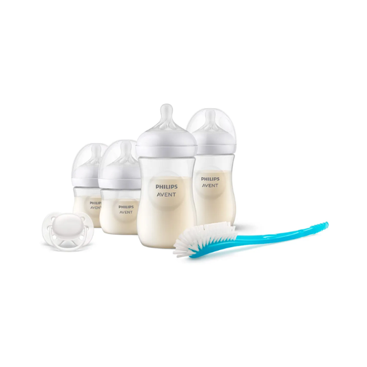 Set 4 Biber Nat 3.0 (2x4oz + 2x9oz) + Cepil +Chu - Avent