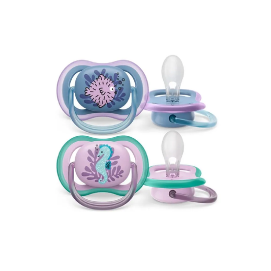 Chupón Ultra Air 6-18 Niña x2 - Avent