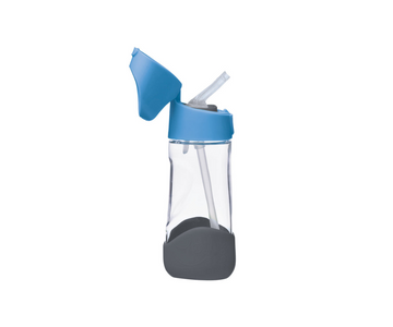 Botella Con Sorbete Tritan 450 ml | Blue SlateBbox