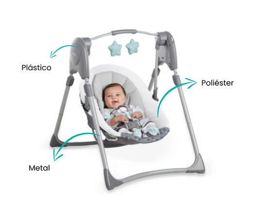 Graco Slim Spaces Compact Baby Swing Battery Replacement Columpio