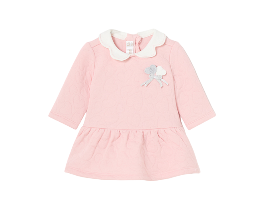 Vestido Acolchado Rosa Baby Mayoral