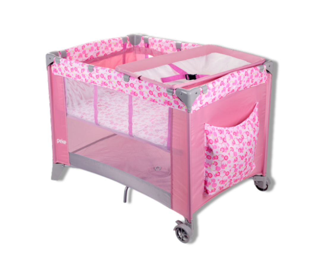Corral Cuna Pink Peke