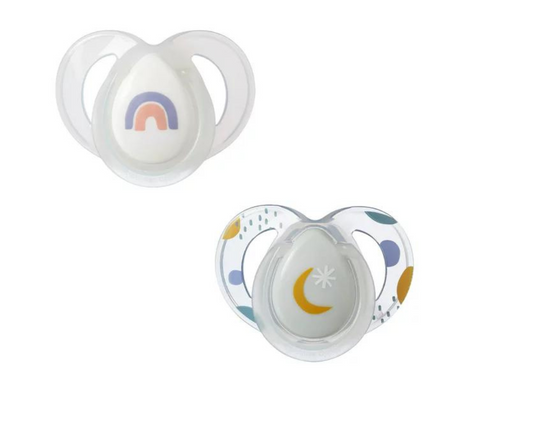 Chupones Night Time  6-18 M Azul X 2 UNI Tommee Tippee