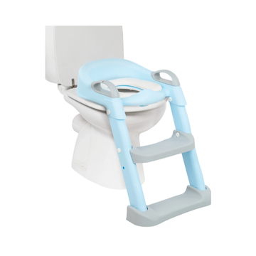 Asiento De Inodoro Con Escalera Lea | Azul - Kikkaboo